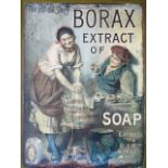 Three reproduction advertising prints 'Yorkshire Relish' 'Borax Soap' and 'Jacob and Co's biscuits'