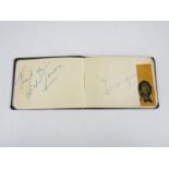 [Autographs / Coronation Street] A vintage autograph album containing a number of autographs from