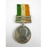 A King's South Africa Medal with two clasps to 2330, Pte R Hynd, Seaforth Highlanders