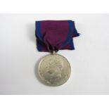 A Wellington / Waterloo commemorative medallion by Wyon, white metal (tested as silver), 26.5 mm