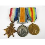 A 1914-15 Star, British War and Victory Medal group to 7684 Pte G S Harvey, Royal Scots Fusiliers