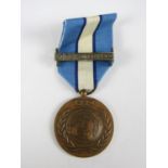 A UN Medal and a GSM Northern Ireland clasp