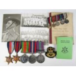 A Second World War and later Army and RAF service medal group, that of Francis Hugh Penn Milton,