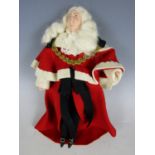 A late 1930s Kimport Doll of a judge, hand constructed in cloth and dressed in conforming felt