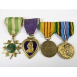 Three US medals and a Vietnam Campaign medal