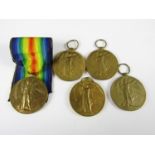 Five Victory Medals respectively to 24121 Pte W Barton, KOSB, 13999 Pte L Livingston, KOSB, 10589