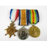 A 1914 Star, British War and Victory Medal group to 30020 Sapper / Sjt T B Clingan, RE