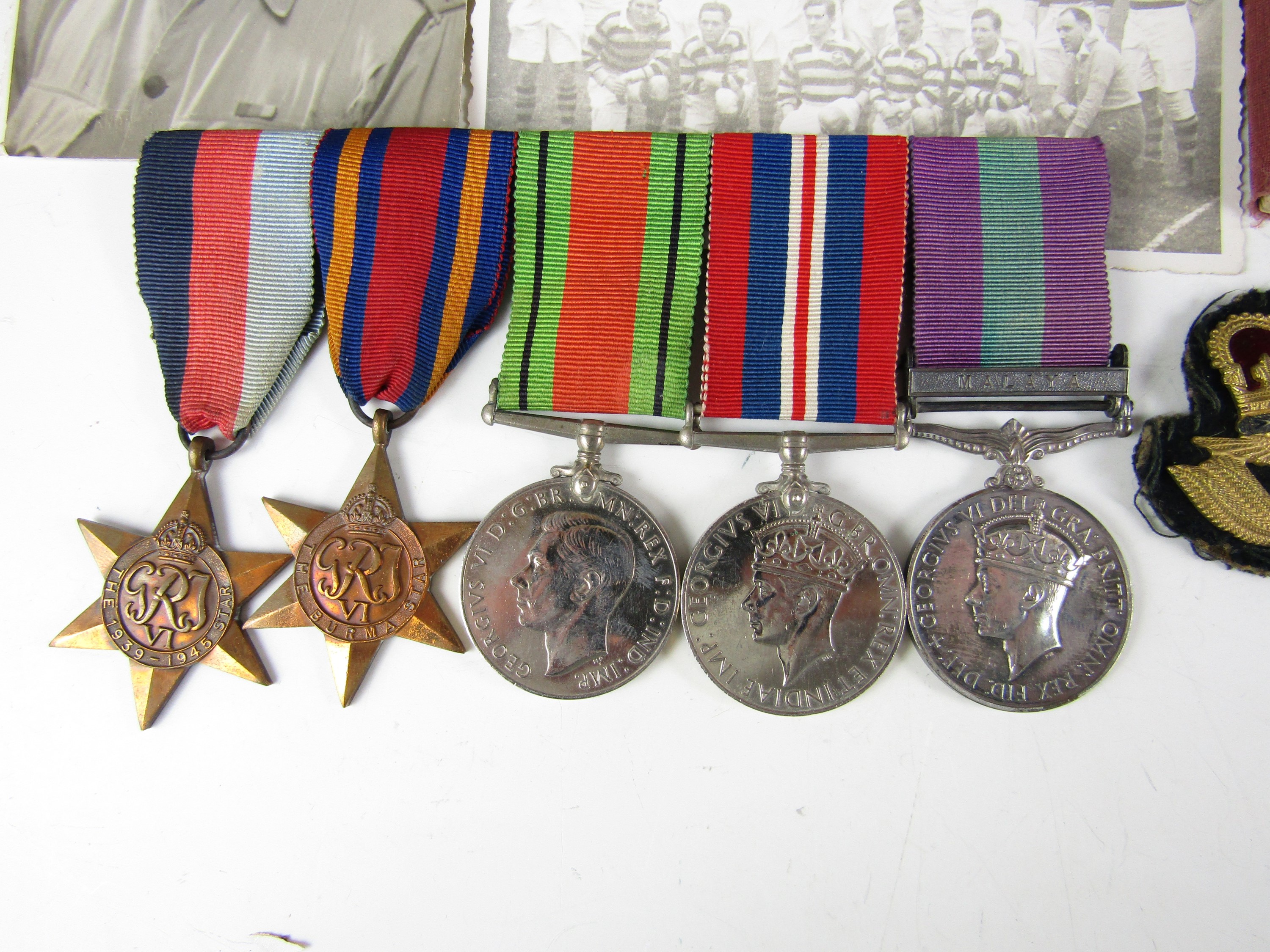 A Second World War and later Army and RAF service medal group, that of Francis Hugh Penn Milton, - Image 2 of 3