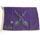 A Second World War 2nd Special Service Battalion / Highland Battle School cloth formation sign,