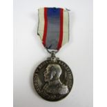 A George V Royal Navy Reserve Long Service & Good Conduct Medal to SS 107702 Dev B 5326A E W