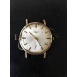 A 1970s gentleman's Longines 9ct gold wrist watch