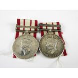 Two replacement Navy General Service medals with Minesweeping 1945-51 clasps to P / SKX 770144 R