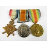 A 1914-15 Star, British War and Victory Medal group to 75213 Dvr / 2 Cpl T Kirkpatrick, RE