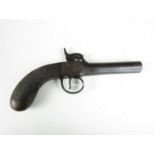 A Victorian pocket percussion pistol