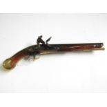 A Tower Sea Service flintlock pistol, bearing an 1805 Storekeepers' mark