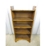 A set of pine bookshelves, 52 x 112 x 21 cm