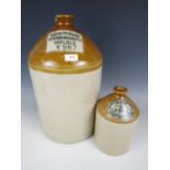 A Carlisle Old Brewery stoneware flagon together with one other