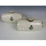 Two Royal Doulton stoneware hot water bottles