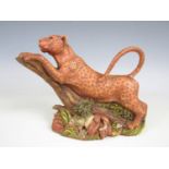 A From the Earth series resin leopard figurine with original box