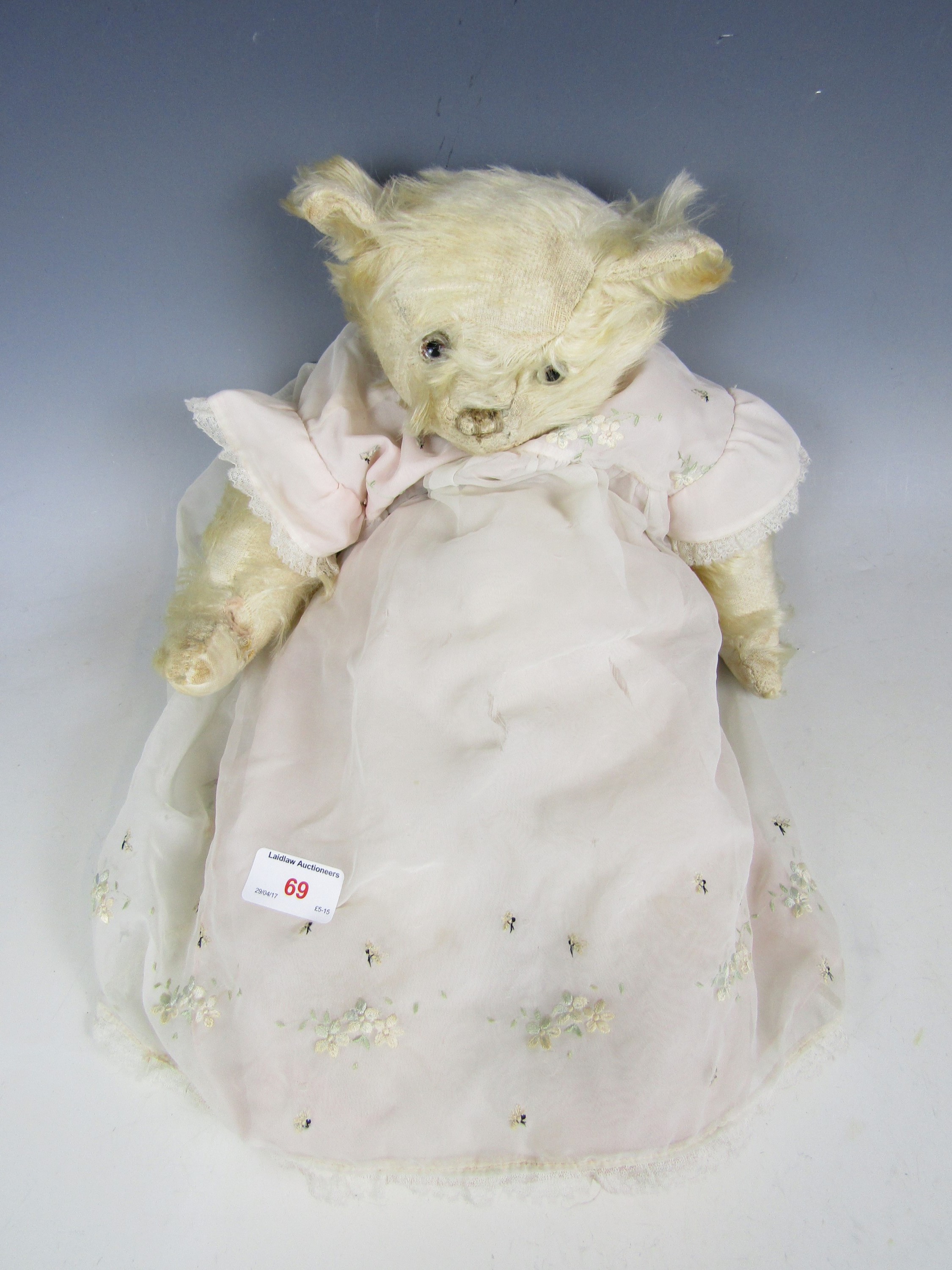 A vintage mohair Teddy bear