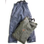 Sundridge size L waterproof trousers together with one other pair of trousers size XXL