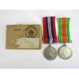 A Second World War 1939-45 and Defence Medal pair