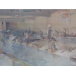 After William Russell Flint (1880-1969) Turkish bath bathing scene, print, framed and mounted