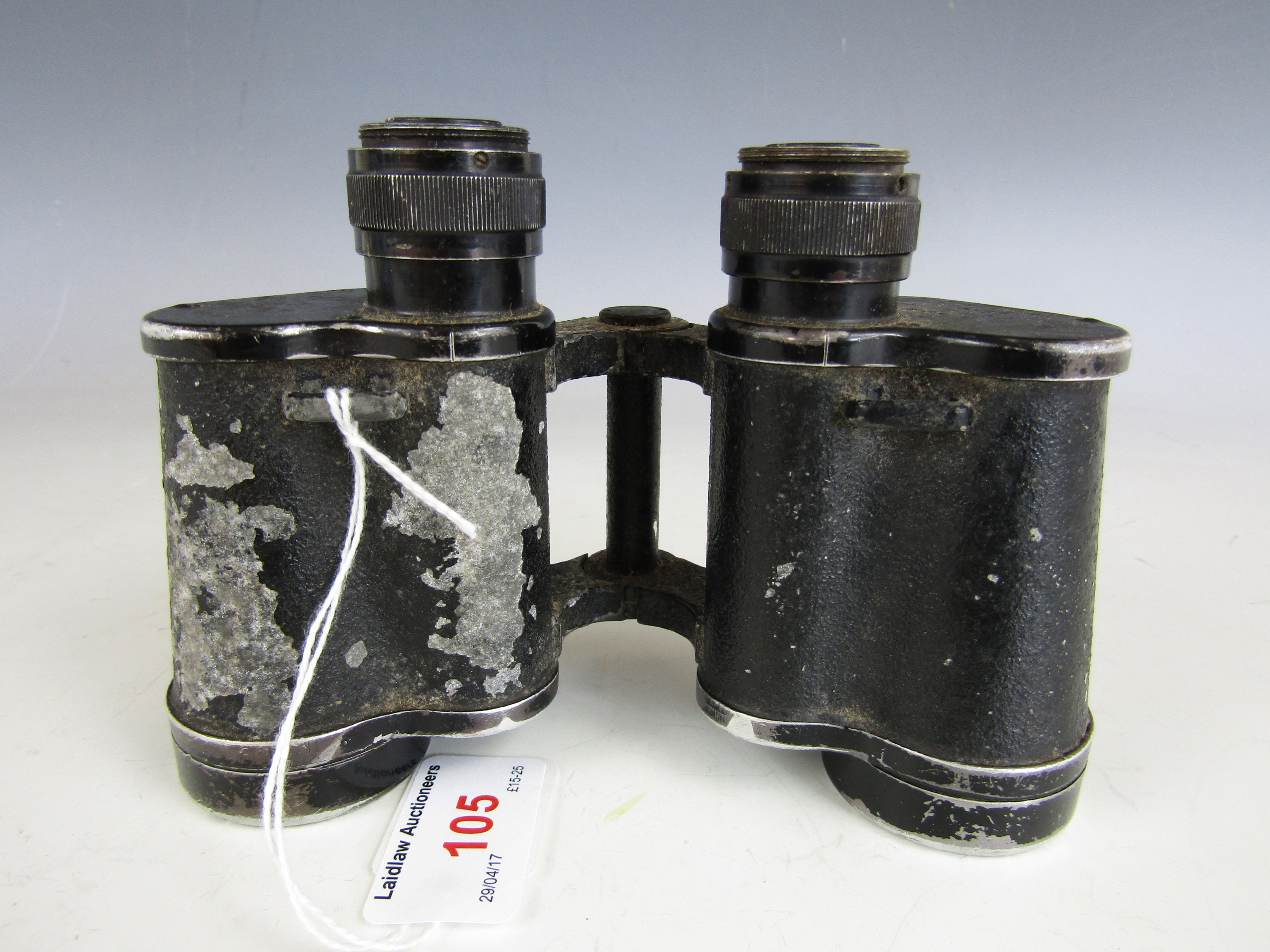 A set of Second World War German 6 x 30 Dienstglas / binoculars, bearing manufacturer's code ddx, (