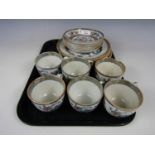 A quantity of late 19th / early 20th Century tea wares