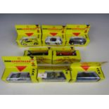 A collection of eight boxed Shell Sportscar scale models including a Lotus Elan and a BMW 850is