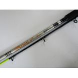 A Shakespeare Aerial Gold beachcaster 3.60m carbon two-piece fishing rod