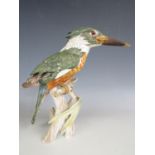 A large Goebel kingfisher figurine, 25 cm