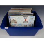 A quantity of LP's including John Lennon, The Beatles, The Bee Gees, and the ELO etc
