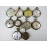 A quantity of vintage pocket watches (10)
