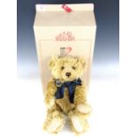 A Steiff Celebration 1902 - 2002 Centenary Teddy bear in blonde mohair with original carton and tags