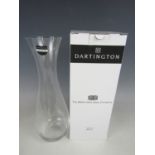A boxed Dartington crystal decanter