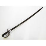 An 1821 pattern light cavalry troopers sabre