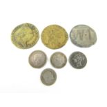 Victorian and later maundy coins together with Georgian gaming tokens