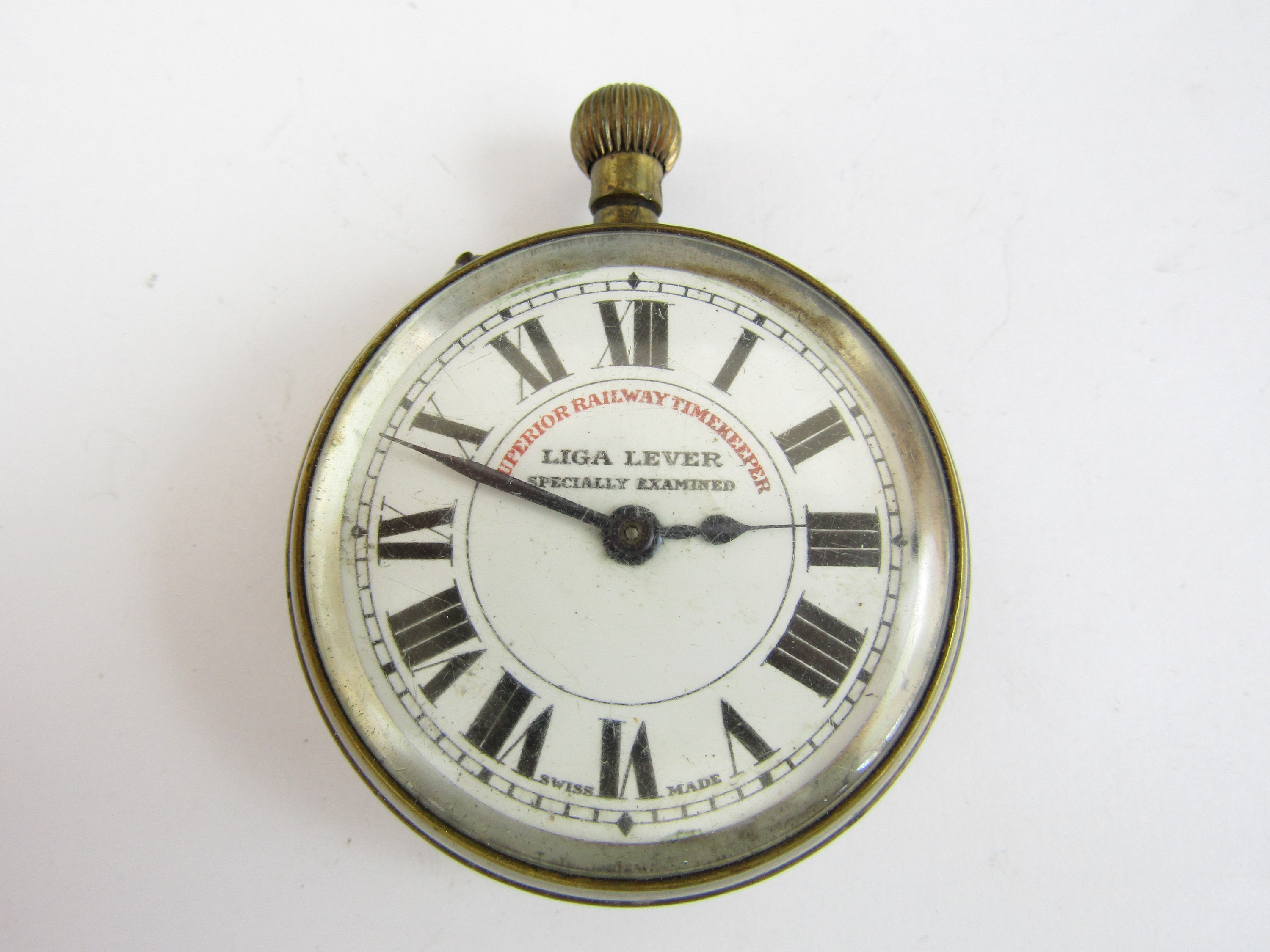 A Victorian Superior Railway Timekeeper liga lever pocket watch