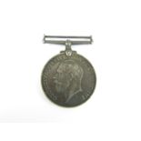 A British War Medal to 2092 Pte W Bridgen, South Lancs regiment