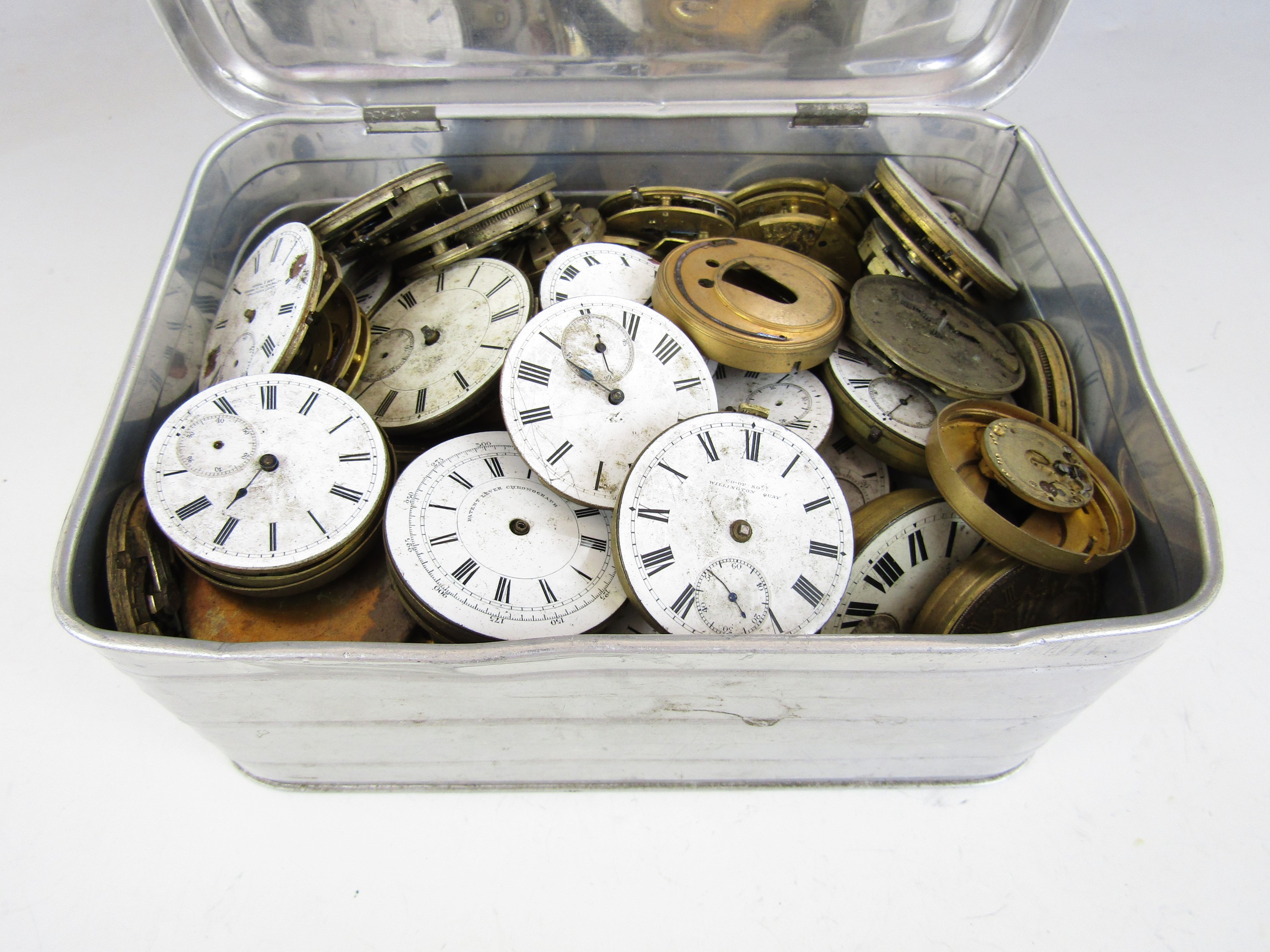 A large number of largely 19th Century watch movements