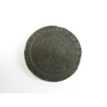 A 1797 'cartwheel' two penny coin