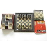 The complete Lord of the Rings Chess Collection chess set, with hand painted lead pieces, and