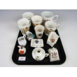 A quantity of crested china and Royal commemorative wares