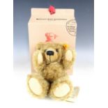 A Steiff Classic Teddy bear in blonde mohair with original carton and tags