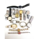 Various gents and ladies' vintage wrist watches including Sekonda, Lonstar and Timex etc