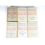 Six volumes of Sir Winston Churchill's The Second World War