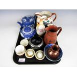 Sundry ceramics including a Spode bowl and Prinknash wares etc.