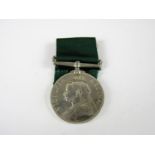 A Victorian Volunteer Long Service medal to Pte J Johnstone, 1st Rox and Selk Rifle Vols, 1895