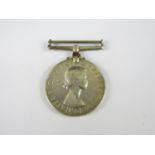 An Elizabeth II Naval Long Service Medal to MX 93759 J H R D Paxton C P O WTR HMS Ariel